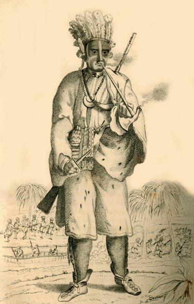 Peter Williamson, bemerkelsesverdig for hans fangenskap og lidelser, 1821. av Robert Cooper