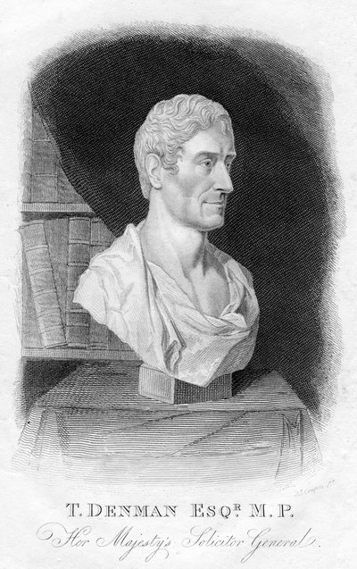 T Denman, hennes majesteter generaladvokat, 1820 av Robert Cooper