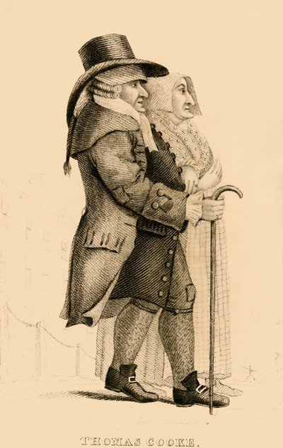 Thomas Cooke, den beryktede Islington Miser, 1822. av Robert Cooper