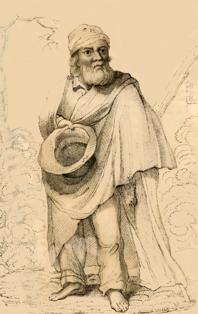 Thomas Hudson, bemerkelsesverdig for sine ulykker, 1821. av Robert Cooper