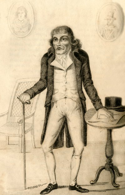 Thomas Laugher - Vanligvis kalt Old Tommy, 1821. av Robert Cooper
