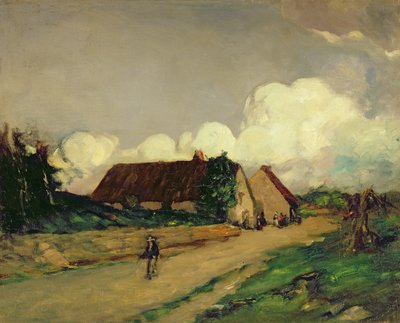 Gamle Bretagne gårdshus av Robert Cozad Henri