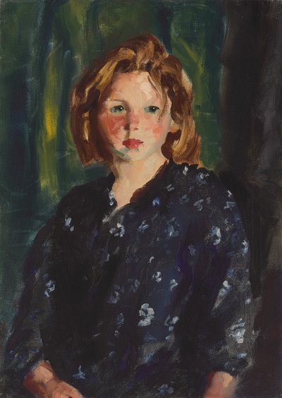 Portrett av en jente, 1928 av Robert Cozad Henri