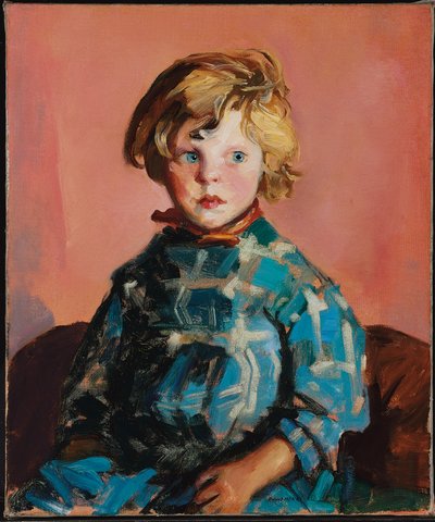 Den blå rutete kjolen av Robert Cozad Henri