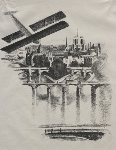 Allo Paris: Broene i Paris og Notre-Dame av Robert Delaunay