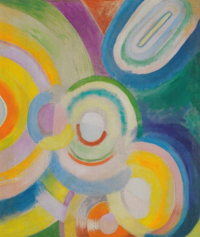 Fargede plater, 1913. av Robert Delaunay