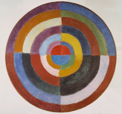 Plate Den første platen, 1912-1913. av Robert Delaunay