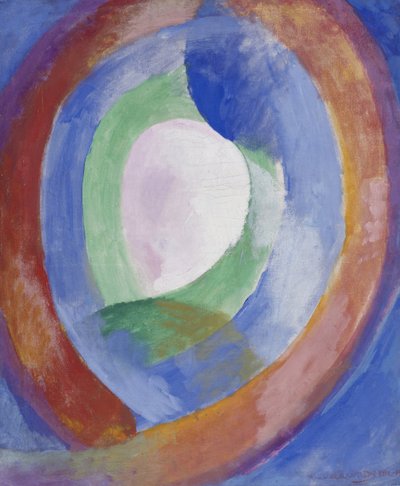 Sirkulære former, måne nr. 1 av Robert Delaunay
