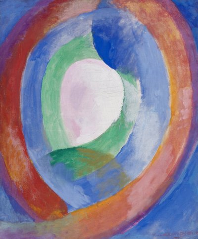 Sirkulære former, måne nr. 1 av Robert Delaunay