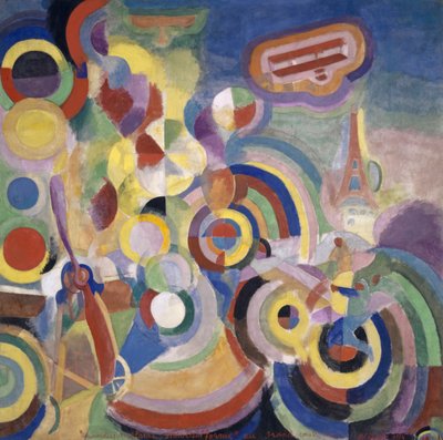 Hyllest til Blériot av Robert Delaunay