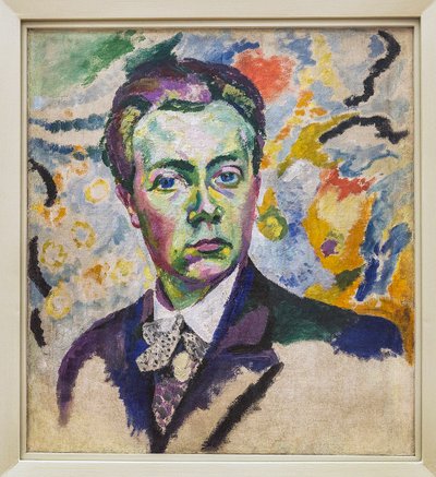 Selvportrett - Delaunay Robert (1885-1941) - Vinter 1905-1906 - Høyde: 0,54 m - Lengde: 0,46 m - Paris, Centre Pompidou - Musee national d