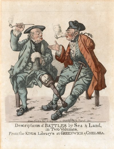 Annonse for beskrivelser av Battles by Sea and Lane i to bind, fra Kings Library