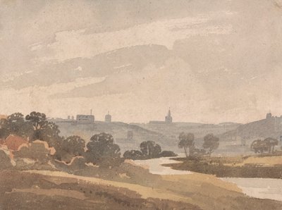 Norwich fra grusgravene av Robert Dixon