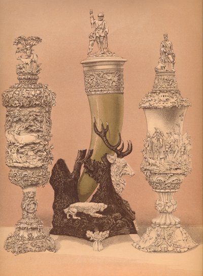 Elfenbensutskjæringer, 1893. av Robert Dudley