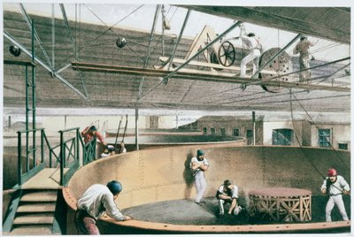 Produksjon av den transatlantiske telegrafkabelen, c1865 1866 av Robert Dudley