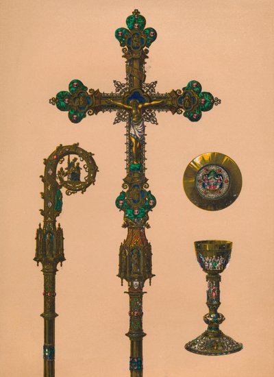 Gjenstander for kirkelig bruk av E.C. Trioullier, Paris, 1893. av Robert Dudley