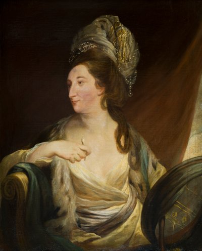 Portrett av Elizabeth Simpson, Lady Bridgeman (1735-1806), ca. 1750-88 (olje på lerret) av Robert Edge Pine