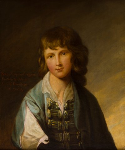 Portrett av Henry Simpson Bridgeman (1757-1782) som gutt, ca. 1767-77 (olje på lerret) av Robert Edge Pine