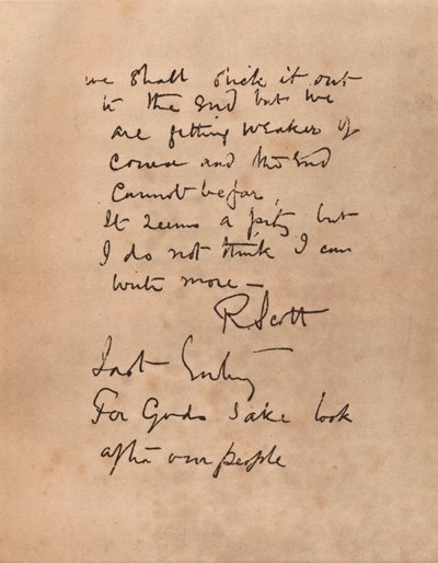 Den siste siden av kaptein Scotts dagbok, 1912 1935 av Robert Falcon Scott