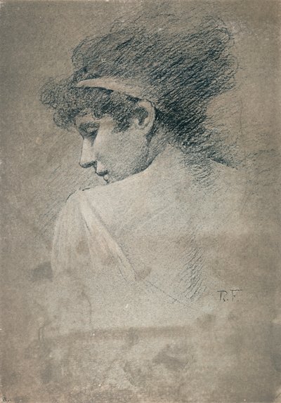 Kvinnestudie, c1895, 1897 av Robert Fowler
