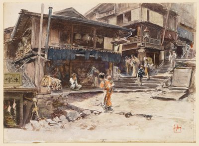 En gate i Ikao, Japan, I av Robert Frederick Blum