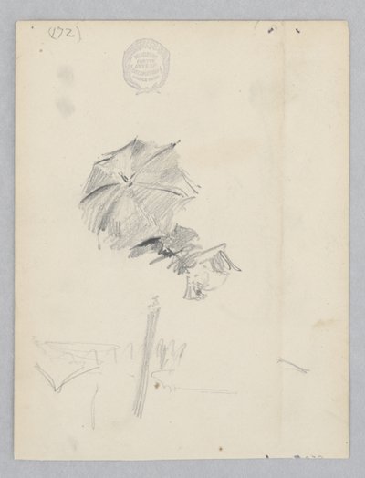 Kunstnerskisse av Robert Frederick Blum