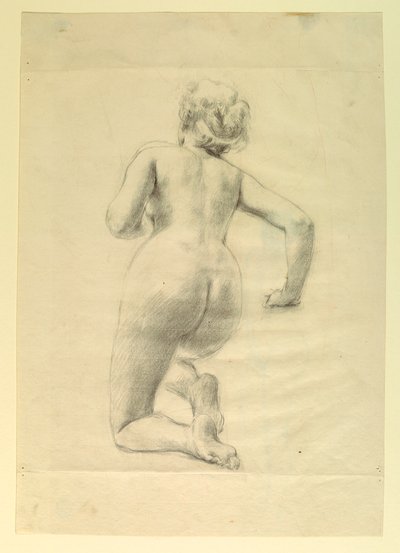 Tegning, figurstudie av Robert Frederick Blum