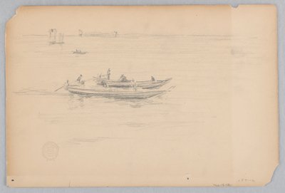 Fiskebåter, Japan av Robert Frederick Blum