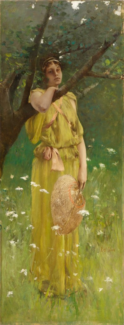 Reverie, ca. 1883-1884 (olje på lerret) av Robert Frederick Blum