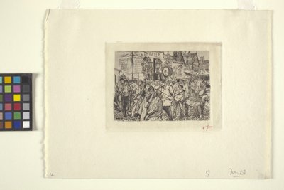 Scene At A Circus (blekk) av Robert Frederick Blum