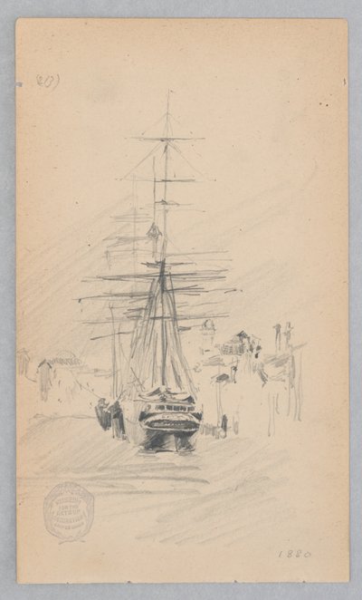 Schooner av Robert Frederick Blum