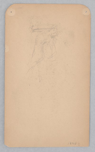 Studie for en dansende kvinne, «Moods to Music», Mendelssohn Glee Club, New York, NY av Robert Frederick Blum