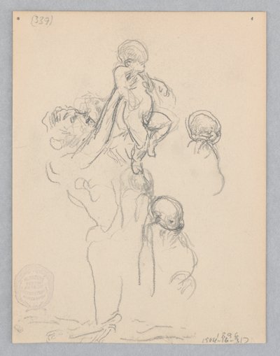 Studie for en dansende kvinne, «Moods to Music», Mendelssohn Glee Club, New York, NY av Robert Frederick Blum