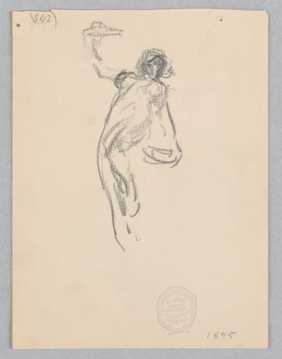 Studie for en dansende kvinne, «Moods to Music», Mendelssohn Glee Club, New York, NY av Robert Frederick Blum