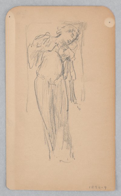 Studie for en dansende kvinne, «Moods to Music», Mendelssohn Glee Club, New York, NY av Robert Frederick Blum