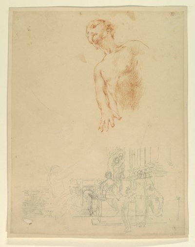 Study for a group, “Vintage Festival,” Mendelssohn Glee Club, New York, NY   1259562   no       norwegian Successfully Translated  Original: Ashurbanipal hunting, detail showing servants and horse carrying cage, relief from Nineveh, Iraq (stone bas relief) av Robert Frederick Blum