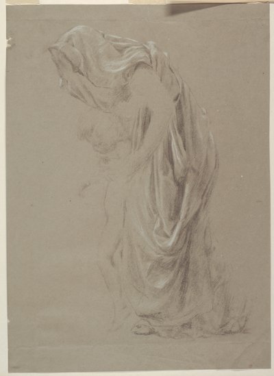 Studie for en stående kvinne med barn, «Vintage Festival», Mendelssohn Glee Club, New York, NY av Robert Frederick Blum