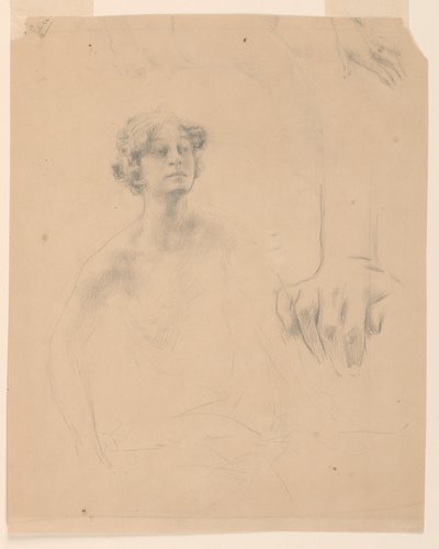 Studie for kvinne, "Vintage Festival," Mendelssohn Glee Club, New York, NY av Robert Frederick Blum