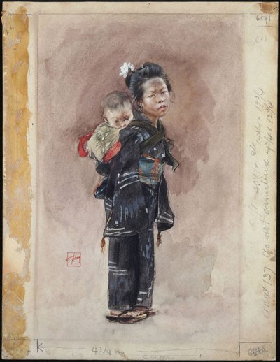 Der bor alle babyene i Japan av Robert Frederick Blum