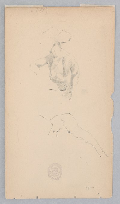 To studier etter nakenen til en kvinne av Robert Frederick Blum
