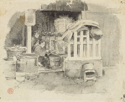 Hvor Sake selges, 1890 av Robert Frederick Blum