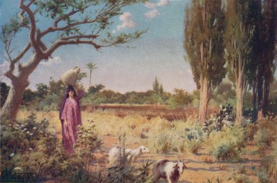 En pastoral nær Damietta, c1880, 1904 av Robert George Talbot Kelly