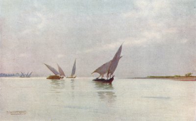 A Silvery Day on the Nile, c1880, 1904 av Robert George Talbot Kelly