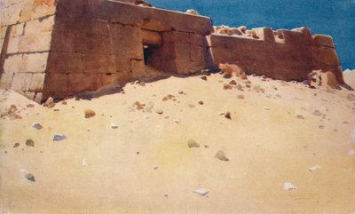Mastaba under den andre pyramiden, c1880, 1904 av Robert George Talbot Kelly