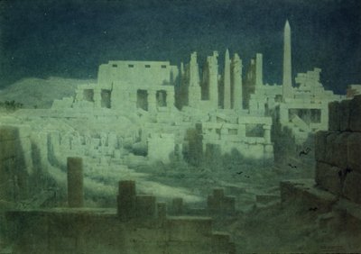 Måneskinn ved Karnak av Robert George Talbot Kelly