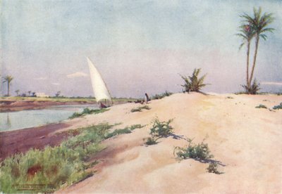 På Ismailia-kanalen, nær Tel-El-Kebir, c1880, 1904 av Robert George Talbot Kelly