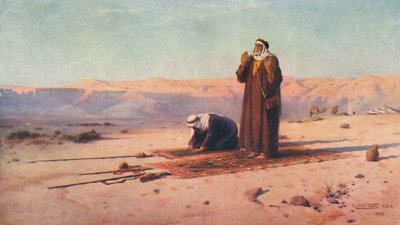Bønn i ørkenen, c1880, 1904 av Robert George Talbot Kelly