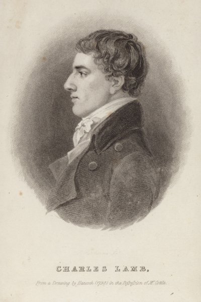 Portrett av Charles Lamb av Robert Hancock