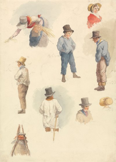 Gårdsarbeidere og andre studier av Robert Hills