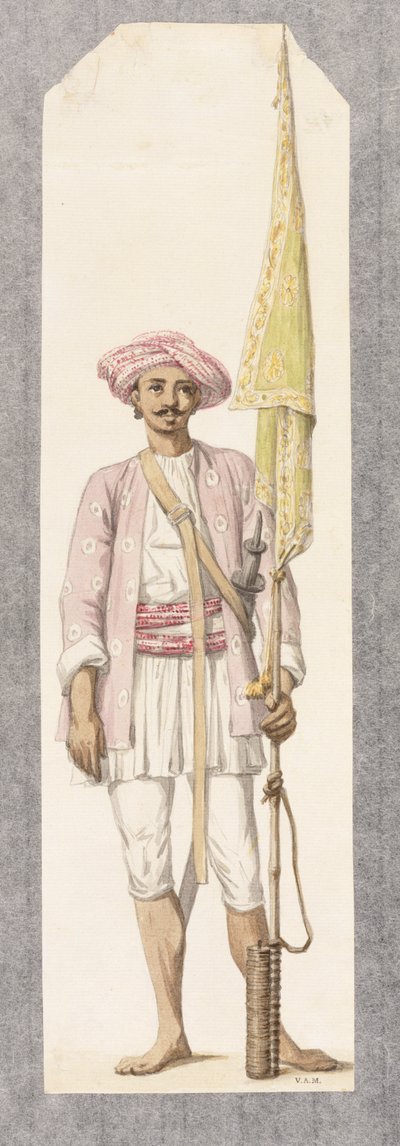 Rocket Man of Tipoo Sultan (1750-99), ca. 1793-4 (wc på papir) av Robert Hone